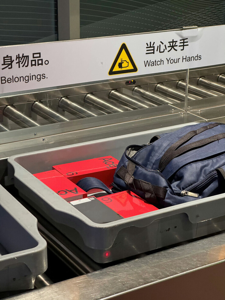 Uitgelekte afbeelding van de Ace 6 Pro Max detailhandeldoos.(Afbeelding bron: Weibo)