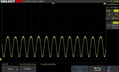 0% helderheid: 480.05 Hz PWM