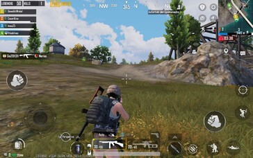 PUBG Mobile op de Samsung Galaxy Tab S9 FE