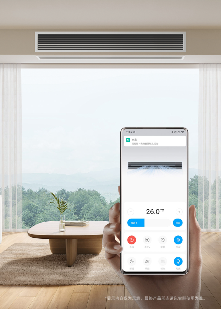 De Xiaomi Mijia centrale airconditioner 3PK. (Afbeeldingsbron: Xiaomi)