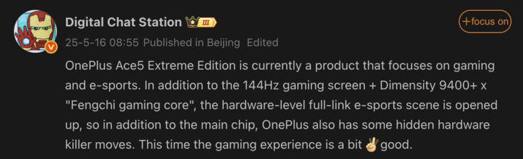 Uitgelekte hoogtepunten van aankomende OnePlus-telefoon. (Afbeeldingsbron: Weibo - machine vertaald)