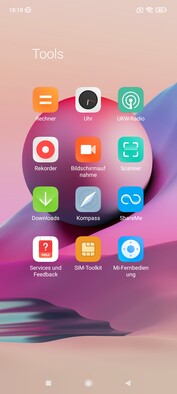 Software van de Xiaomi Redmi Note 10S