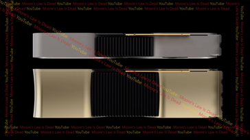 Nvidia Titan Ada koeler vs referentieontwerp (afbeelding via Moore's Law is Dead)