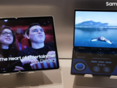 Een opvouwbaar laptopconcept. (Bron: Samsung)