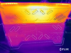 Stresstest oppervlaktetemperaturen (achterzijde)