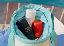 De Grip is verkrijgbaar in zes heldere kleuren, waaronder de drie die u hier ziet (Afbeelding bron: JBL)