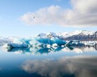 Een foto van het gletsjermeer Jökulsárlón (bron: Jeremy Bishop via Unsplash; bijgesneden)