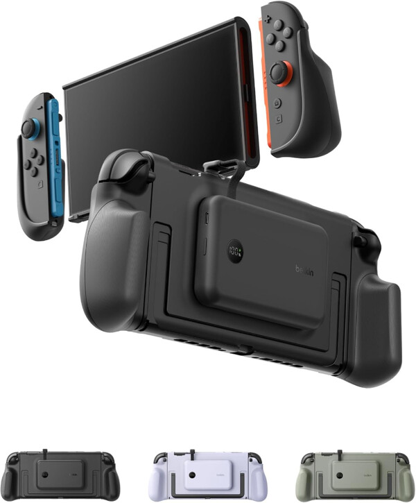 De Belkin Charging Grip is verkrijgbaar in drie kleuren met bijpassende powerbanks.