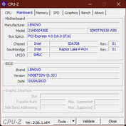 CPU-Z moederbord