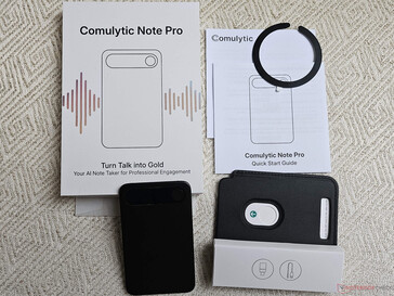 De levering bevat ook een magnetische ring en een magnetische beschermhoes.