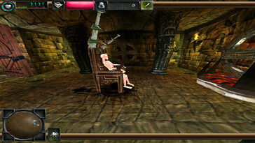 Afgebeeld: Een gameplay screenshot van Dungeon Keeper 2.