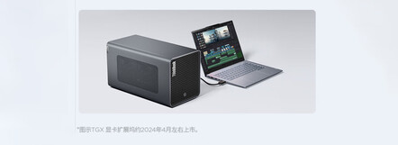 Externe GPU-ondersteuning van ThinkBook 14+ 2024 SE (Afbeelding bron: JD.com)