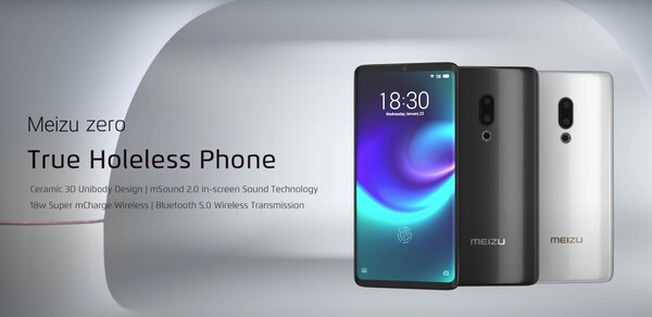 De Meizu Zero was min of meer een concept-smartphone, omdat hij nooit in massaproductie is genomen. (Afbeeldingsbron: Meizu)