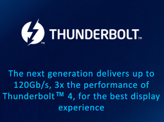 De volgende generatie Thunderbolt belooft tot 80 Gbps gegevensoverdracht en tot 120 Gbps voor beeldschermen. (Afbeelding via Intel)