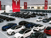 De leveringshub in Fremont (afbeelding: Tesla)