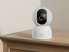 De Smart Camera C701 kost €59,99 in de EU. Afgebeeld: de beveiligingscamera rechtop geïnstalleerd. (Afbeeldingsbron: Xiaomi)