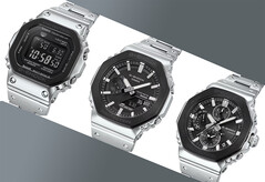 Casio Zwartkleurige full-metal horloges. (Afbeeldingsbron: Casio)