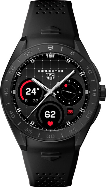 De titanium variant is ook verkrijgbaar in het zwart. (Afbeeldingsbron: Tag Heuer)
