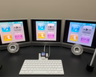 Een afbeelding van de volledige iPod Nano/3-monitoropstelling.