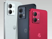 De Moto G84 5G in zijn drie lanceringskleuren. (Afbeeldingsbron: @evleaks)