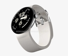 De Pixel Watch 3 XL zal niet zo groot zijn als de grotere smartwatches van Apple of Samsung. (Afbeeldingsbron: @OnLeaks &amp;amp; Android Headlines)