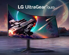 De prijs van de UltraGear OLED 45GS96QB komt overeen met die van zijn broer, ondanks de verbeterde I/O. (Afbeeldingsbron: LG)