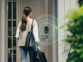 Aqara Smart Lock U400 afgebeeld buiten het huis (Afbeelding bron: Aqara PR)