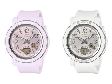 De Casio G-Shock Baby-G-horloges BGA-290SA-6A (links) en BGA-290SA-7A (rechts)
