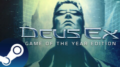 Cover art voor het videospel Deus Ex: Game of the Year Edition. (Afbeelding Bron: GOG.com - Bewerkt)
