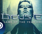 Cover art voor het videospel Deus Ex: Game of the Year Edition. (Afbeelding Bron: GOG.com - Bewerkt)