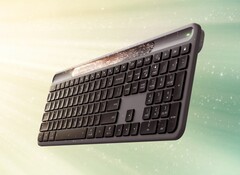 De Logitech K980 wordt opgeladen via zonne-energie, zelfs zonder direct zonlicht (Afbeelding bron: Logitech)