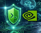 OpenShell-logo naast het Nvidia-logo