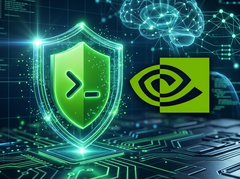 OpenShell-logo naast het Nvidia-logo