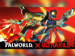 Een screengrab van de Palworld x Ultrakill aankondiging (bron: Palworld)