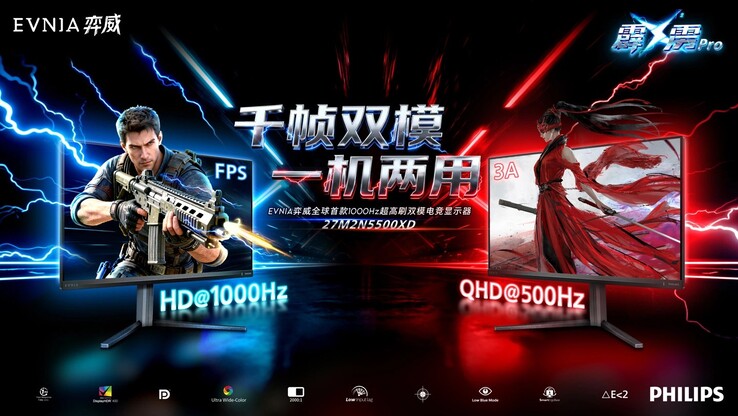 De Philips Evnia 27M2N5500XD hoogtepunten. (Afbeeldingsbron: Philips via IT Home)