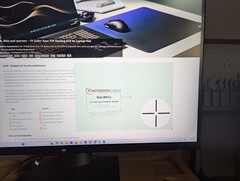 Snipping Tool schiet een afbeelding van onze Notebookcheck-website