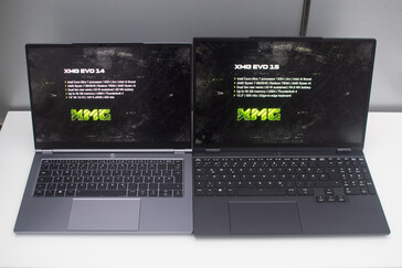 XMG EVO 14 en EVO 15. (Bron: XMG)