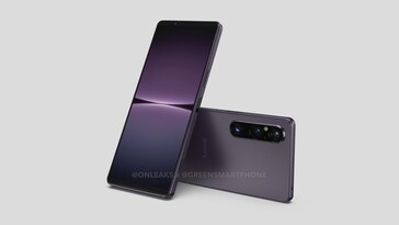 Xperia 1 V (Beeldbron: GreenSmartphones/@OnLeaks)