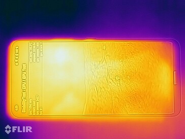 Thermisch beeld onder belasting - bovenzijde