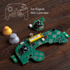 de Mod Kit van 8BitDo voor de originele NGC Controller is een soldeerloze oplossing. (Afbeeldingsbron: 8BitDo)
