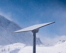 Een Starlink-ontvanger in besneeuwde toestand (Afb.bron: SpaceX)