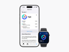 Applede slaapscore functie (afbeelding) zal beschikbaar zijn voor gebruikers van wearables van derden. (Afbeeldingsbron: Apple)