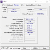 CPU-Z Geheugen