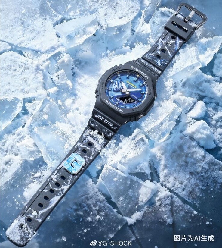 Het Casio G-Shock GA-2100AS-2APRH horloge. (Afbeeldingsbron: Casio)