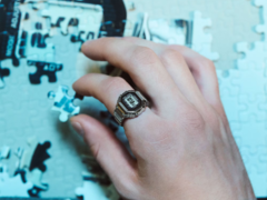 Casio heeft een loterij geopend voor de CRW-001-1 Ring Watch in het Verenigd Koninkrijk. (Afbeeldingsbron: Casio)