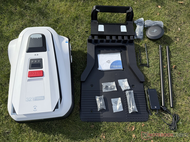 Leveringsomvang van de Ecovacs Goat A1600 RTK