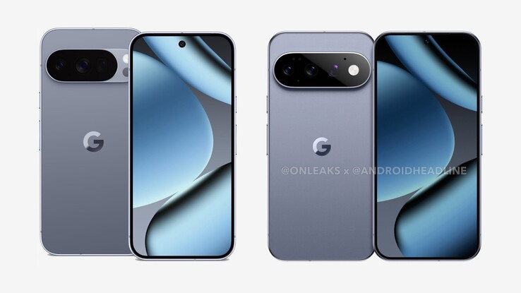 De Google Pixel 11 Pro (rechts) krijgt slechts een kleine ontwerpvernieuwing in vergelijking met de Pixel 10 Pro (links).