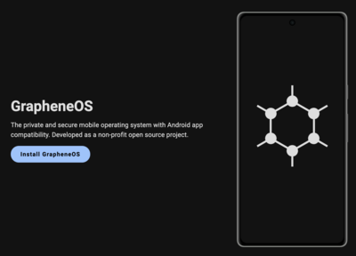GrapheneOS is speciaal ontworpen om het bijhouden van gegevens door Google te beperken, maar kan worden gebruikt zonder Google Play-services in te schakelen (Bron: Graphene OS)