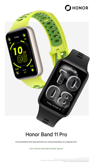 Honor Band 11 Pro-teaser (automatisch vertaald)