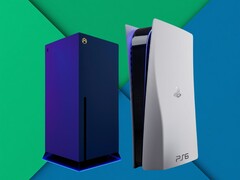 Afbeelding van de Project Helix- en PS6-consoles getoond